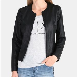 Giorgio Mobiani Women’s Black Leather Jacket